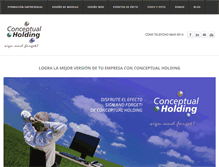 Tablet Screenshot of conceptualholding.com.mx